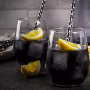 Black Food Halloween Quiz Charcoal lemonade