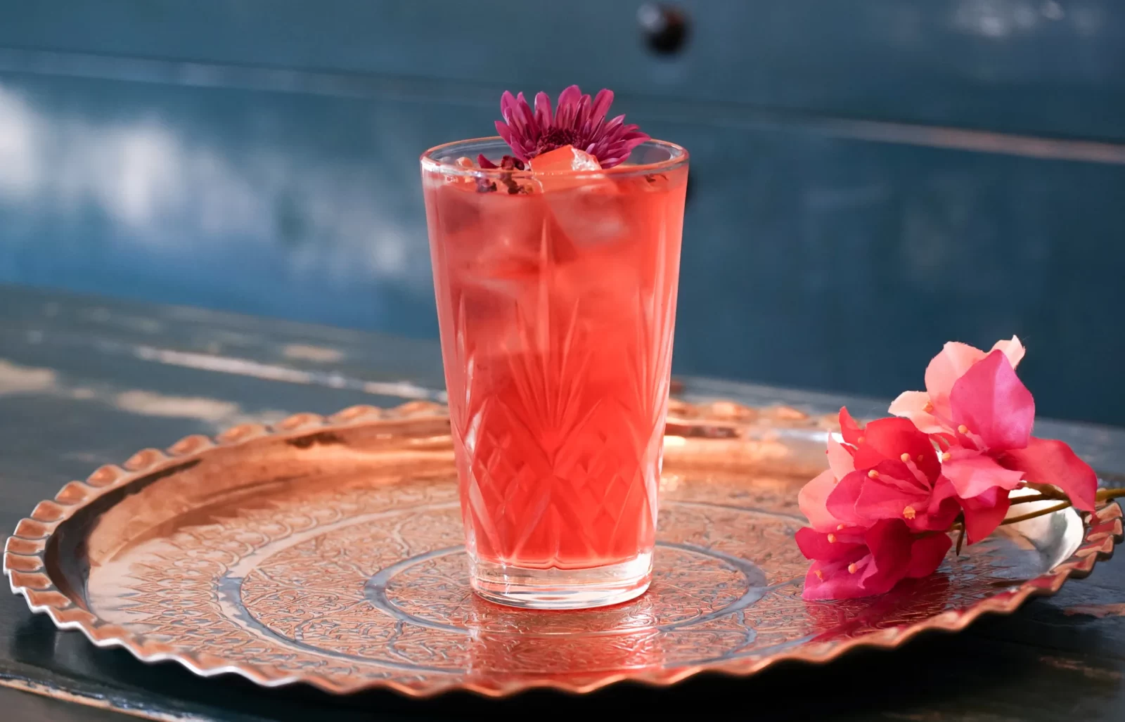 Hibiscus iced tea