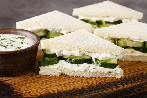 Cucumber sandwiches