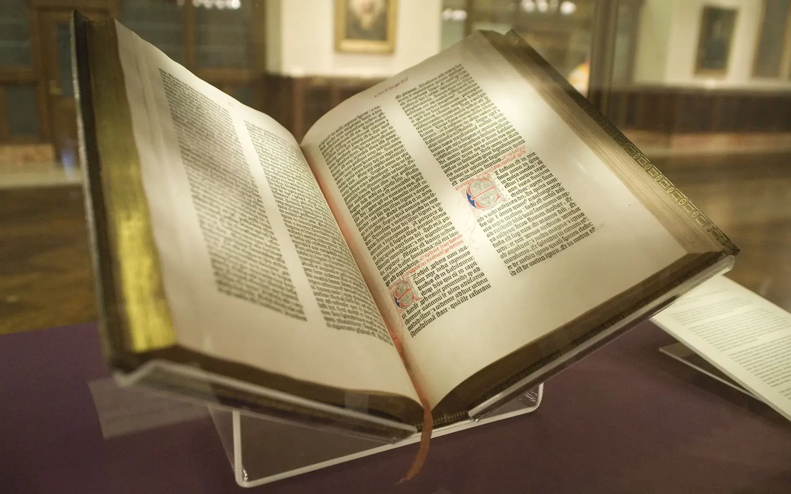 International Literacy Day Quiz Gutenberg Bible