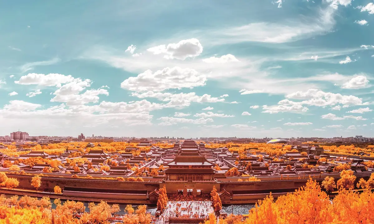 Forbidden City at autumn, Beijing, China