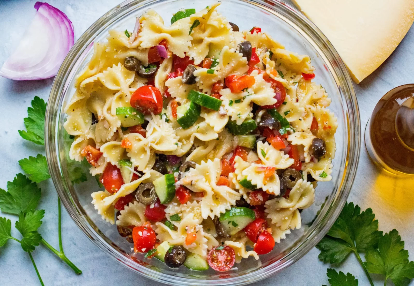 Salad Trivia Quiz Bow Tie Pasta salad