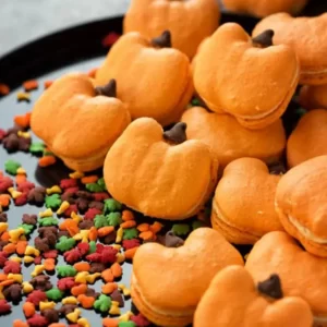 Eat Halloween Snacks To Reveal Your Horror Movie Fate Quiz Pumpkin macarons
