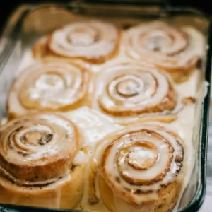 Cozy Fall Day Quiz Cinnamon rolls straight from the oven