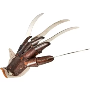 Horror Movie Trivia Quiz Glove with knives