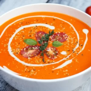 Can I Guess You're Thankful For This Thanksgiving? Quiz Creamy tomato soup