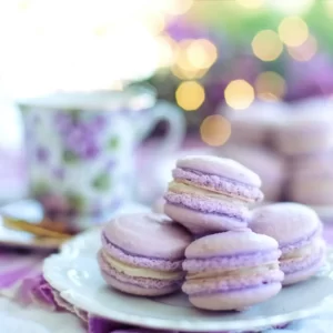International Desserts Quiz Lavender macaron