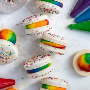 Pick Rainbow Food To Know Which Mythical Being You Were Quiz Rainbow macarons