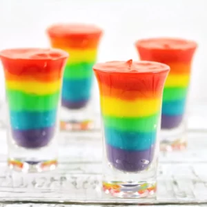 Pick Rainbow Food To Know Which Mythical Being You Were Quiz Rainbow pudding cups