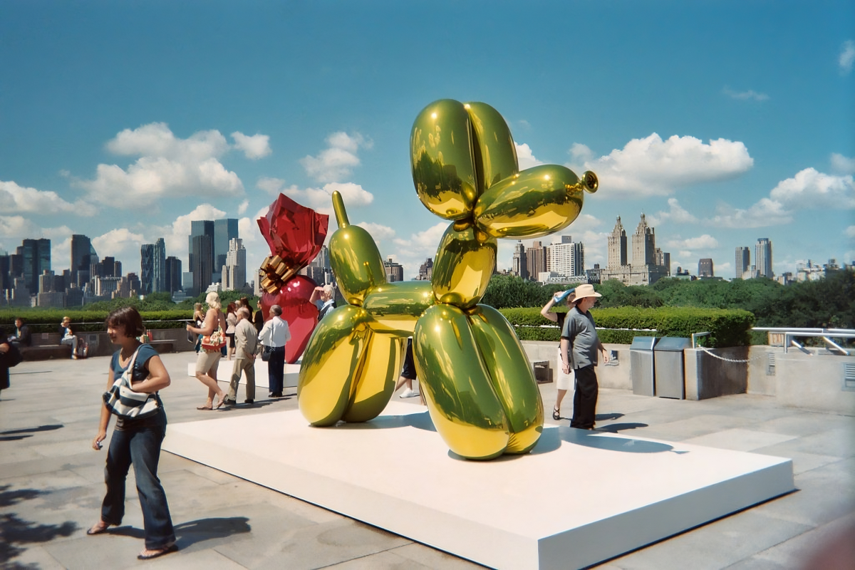 Jeff Koons balloon animal sculpture