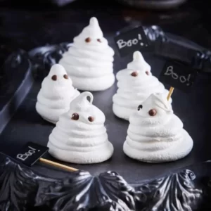 Eat Halloween Snacks To Reveal Your Horror Movie Fate Quiz Ghost meringues