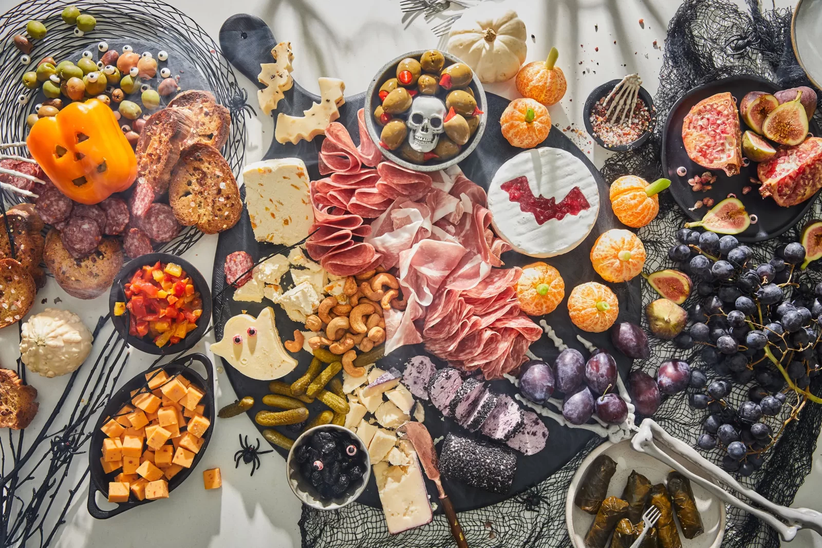 Eat Halloween Snacks to Reveal Your Horror Movie Fate Quiz Halloween charcuterie board