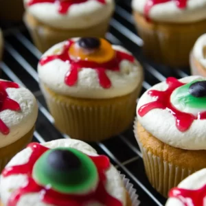 Which Haunted House Are You? Quiz Bloody eyeball cupcakes