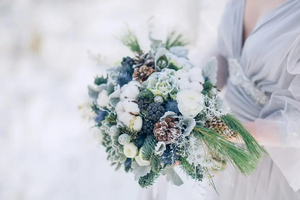 December Trivia Quiz Winter wedding bouquet