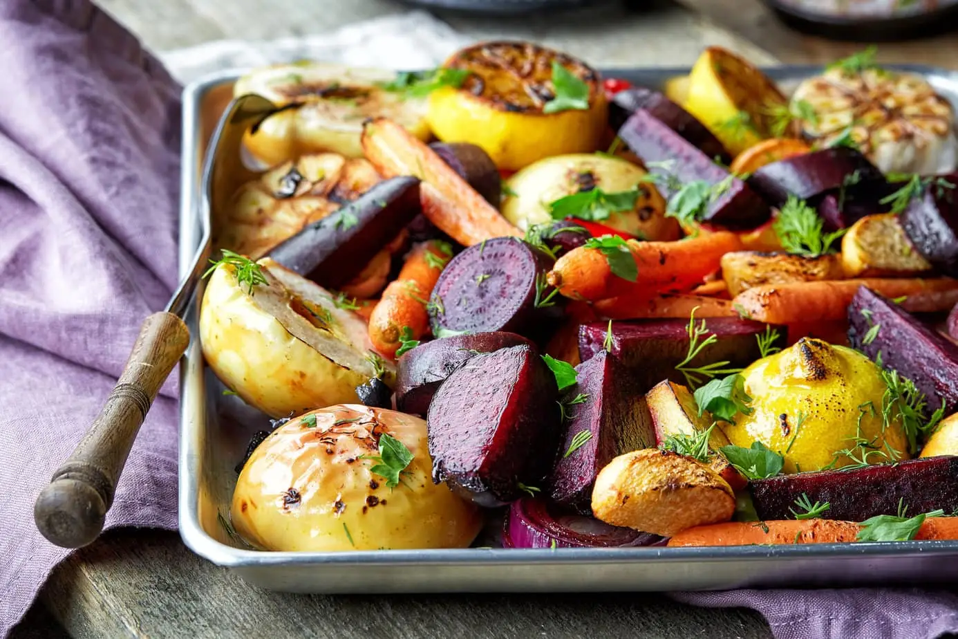 Can I Guess You're Thankful For This Thanksgiving? Quiz Roasted vegetables