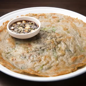 KPop Group-Seoul Travel Quiz Gamja-jeon (Korean potato pancakes)