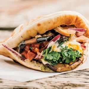 This Street Food Quiz Knows Which Monument You Are Sabich (Israeli pita with eggplant and hard-boiled egg)