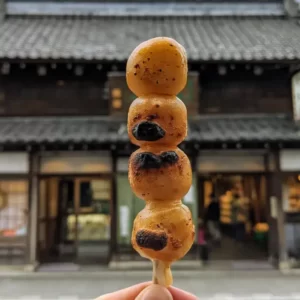 This Street Food Quiz Knows Which Monument You Are Grilled dango (Japanese rice cakes)
