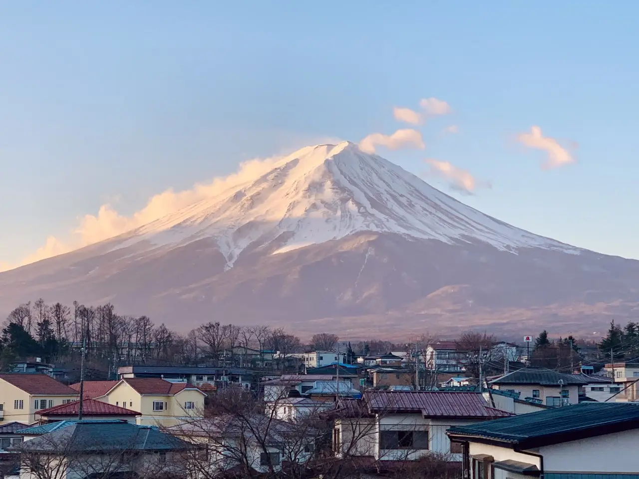 Winter Geography Quiz Mount Fuji, Japan