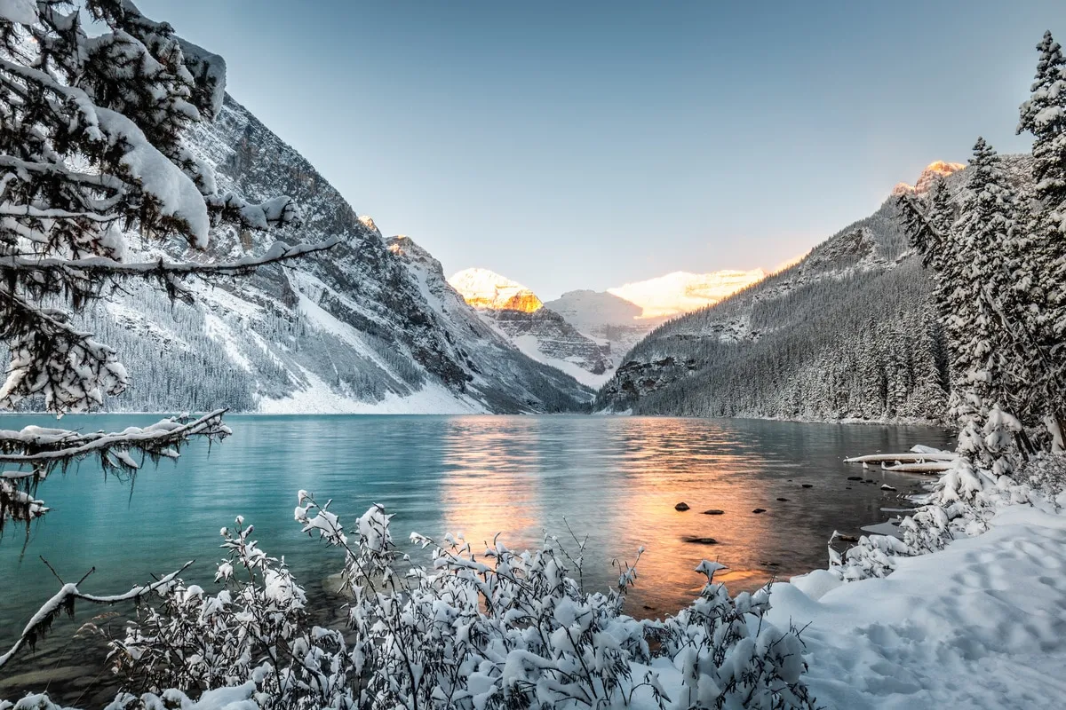 Winter Geography Quiz Banff National Park at winter, Alberta, Canada, nature