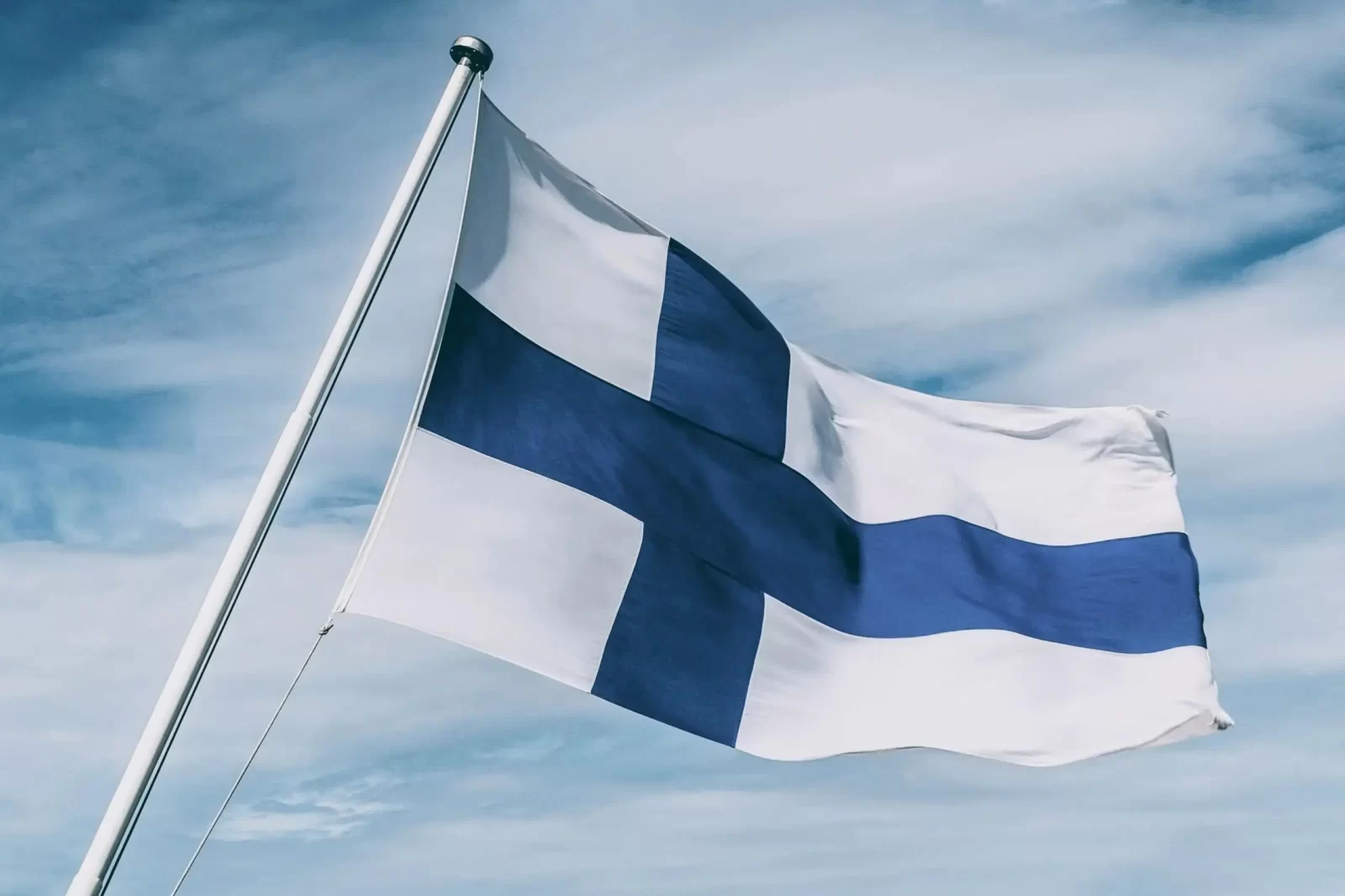 Winter Geography Quiz Finland Finnish flag