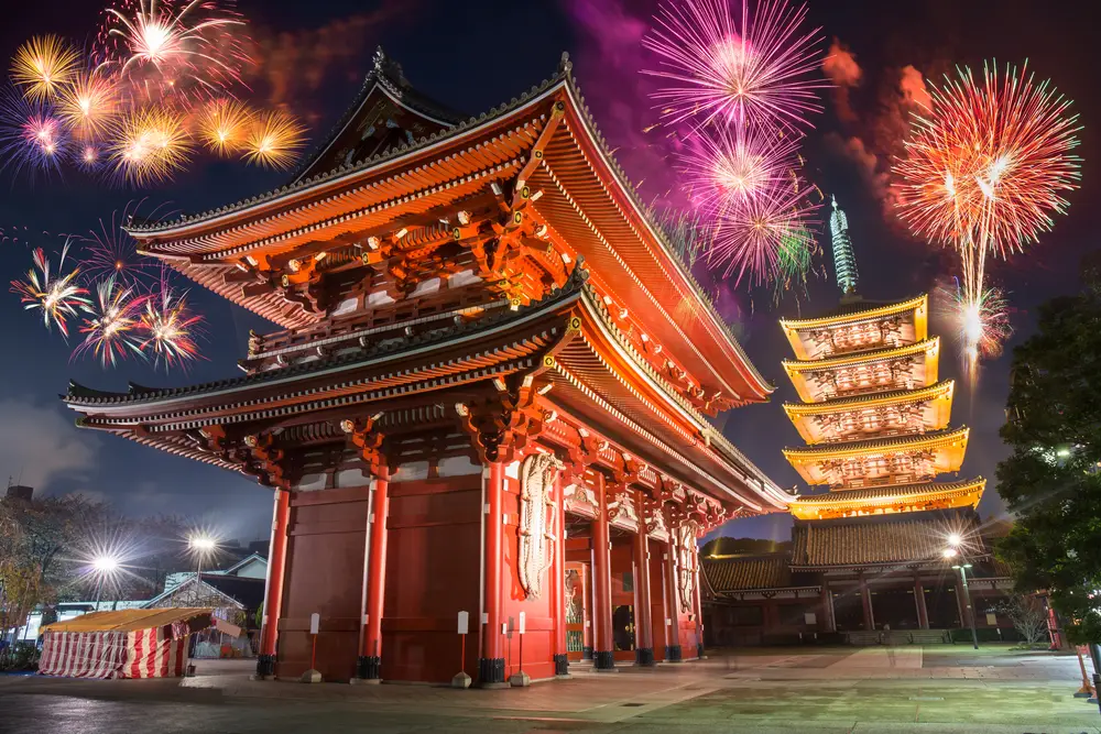 New Year's Food Quiz New Year in Japan temple