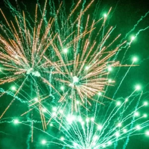 Fireworks Trivia Quiz Green fireworks