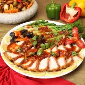 KPop Group-Seoul Travel Quiz Bossam (Korean pork belly)