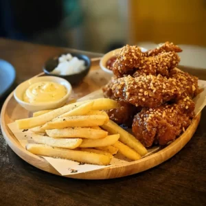 KPop Group-Seoul Travel Quiz Korean fried chicken