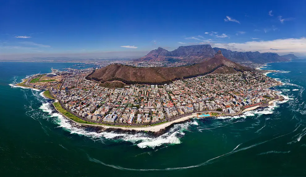 Only Geography Wizard Can Name All Cities From Bird's-E… Quiz Cape Town, South Africa aerial view