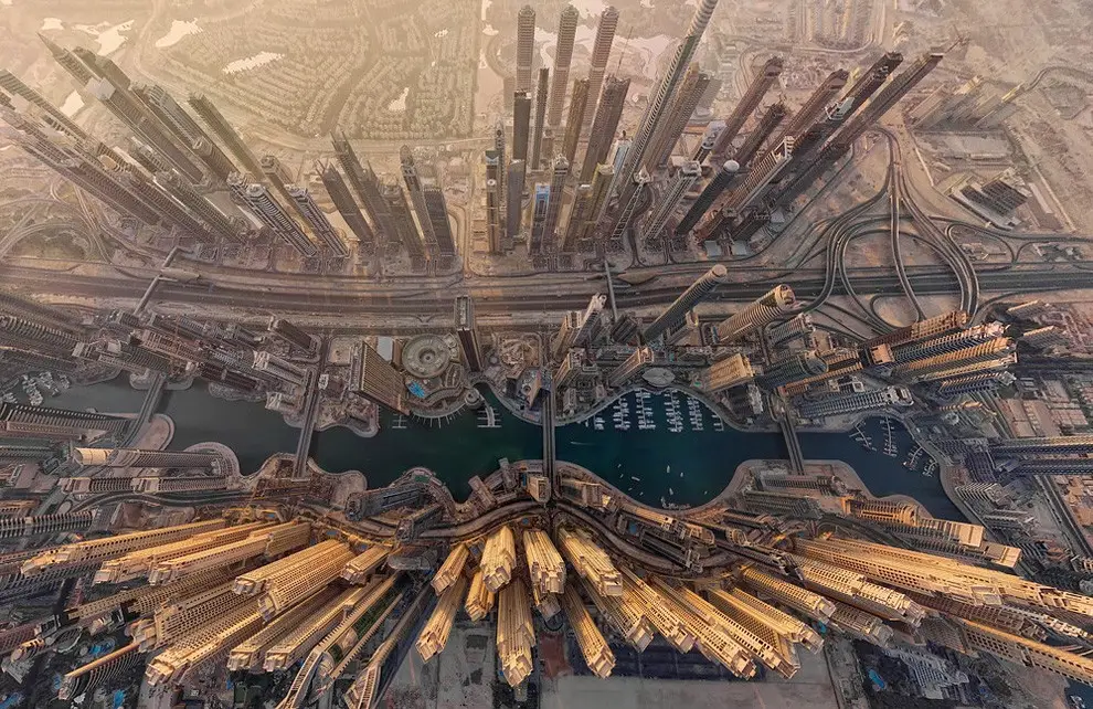 Only Geography Wizard Can Name All Cities From Bird's-E… Quiz Dubai, United Arab Emirates aerial view