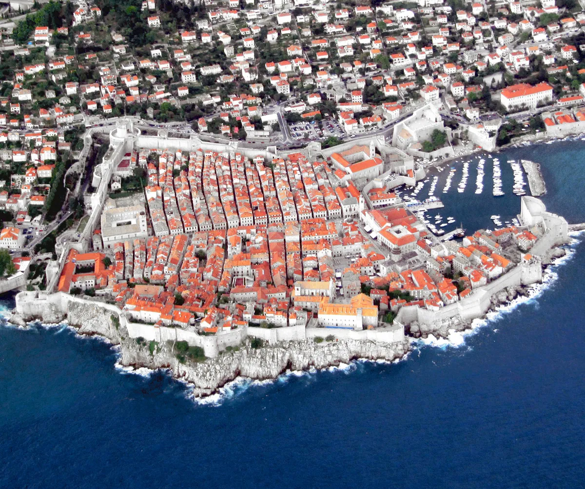Only Geography Wizard Can Name All Cities From Bird's-E… Quiz Dubrovnik, Croatia aerial view