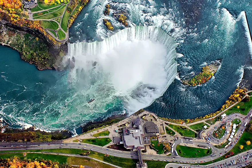Only Geography Wizard Can Name All Cities From Bird's-E… Quiz Niagara Falls aerial view