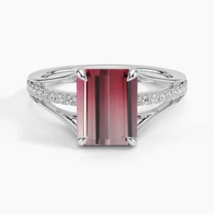 Engagement Rings Quiz Dark pink ring 4