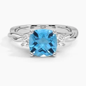 Engagement Rings Quiz Light blue ring 1