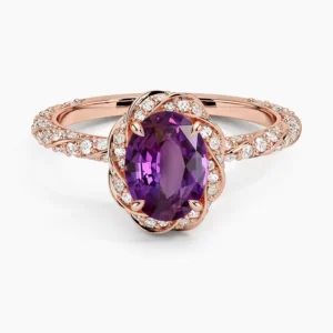 Engagement Rings Quiz Purple ring 3