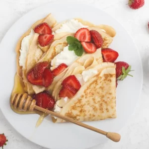 Pick Breakfast Foods And Get A Birthday Cake Flavor Quiz Strawberry crêpes