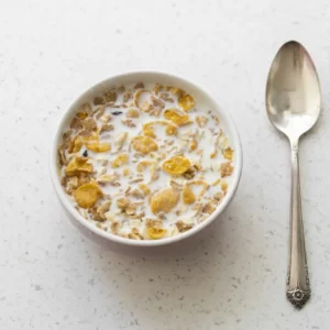 Enjoy Rainbow Breakfast & I'll Guess Age Food Quiz Corn flakes