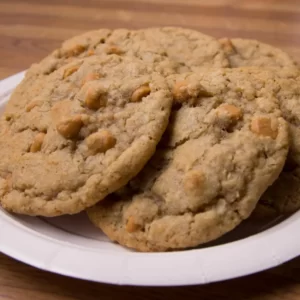 Cookie Pizza Quiz Caramel toffee cookie