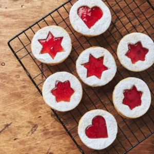 Cookie Pizza Quiz Linzer cookie