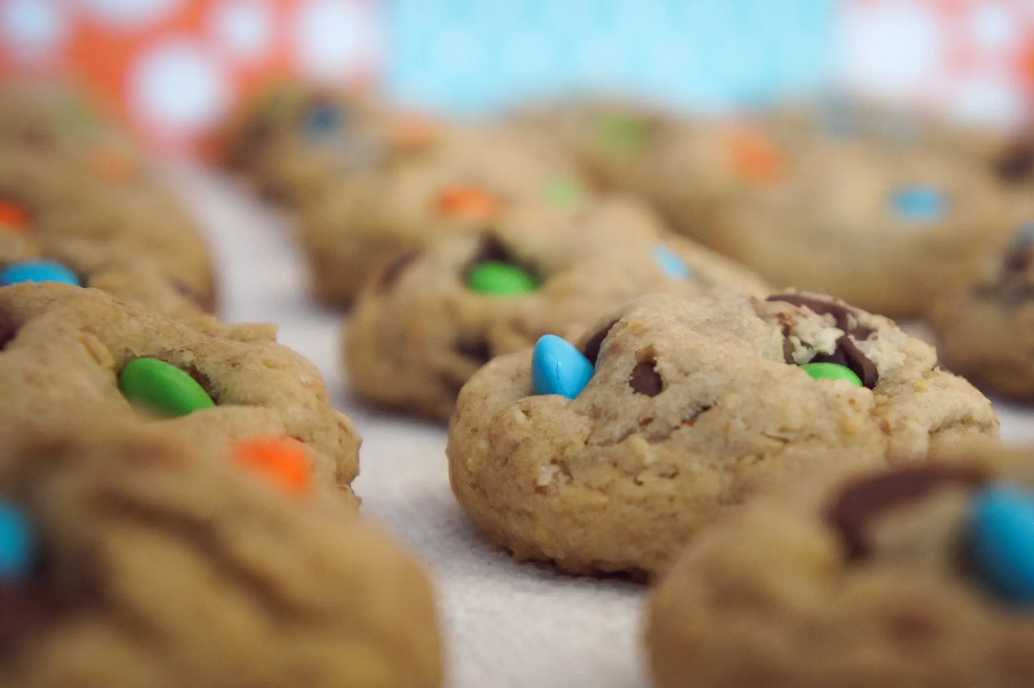 Make An Easter Basket Quiz M&M's cookies