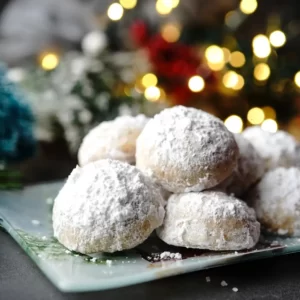Cookie Pizza Quiz Mexican wedding cookie (nut-filled cookie balls)