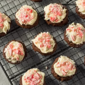 Cookie Pizza Quiz Peppermint cookie