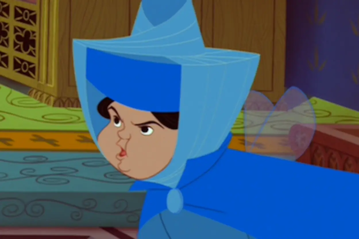 Female Non-Princess Disney Characters Quiz Merryweather fairy in SLeeping Beauty