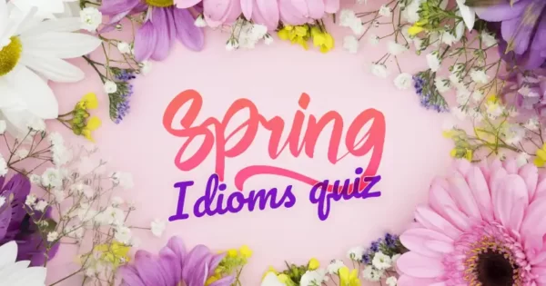 Spring Idioms Quiz