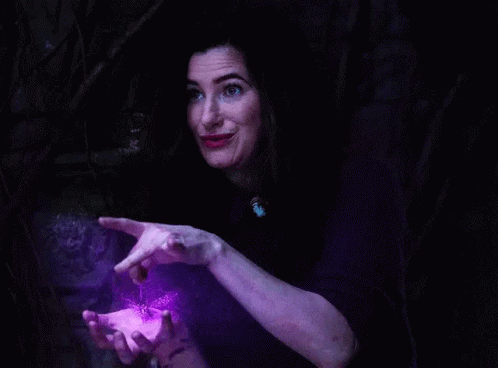 What Urban Legend Creature Are You? Quiz Agatha Harkness's dark magic GIF