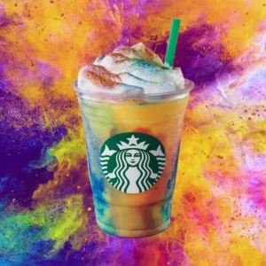 Rainbow Drinks Color Quiz Starbucks Tie-Dye Frappuccino