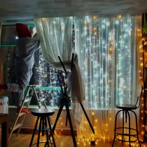 Plan Cozy Snow Day To Know Which Winter Comfort Food Yo… Quiz Twinkling string lights