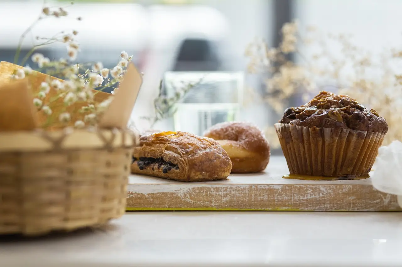 Bakery pastries afternoon tea