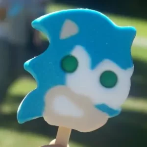 Eat Cold Foods For Day & I'll Give You Cool Nickname Quiz Sonic the Hedgehog ice cream with wonky eyes